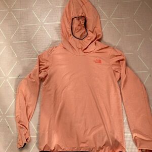 The North face women Sun hoodie size M orange